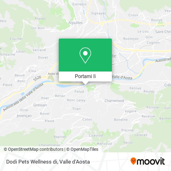 Mappa Dodi Pets Wellness di