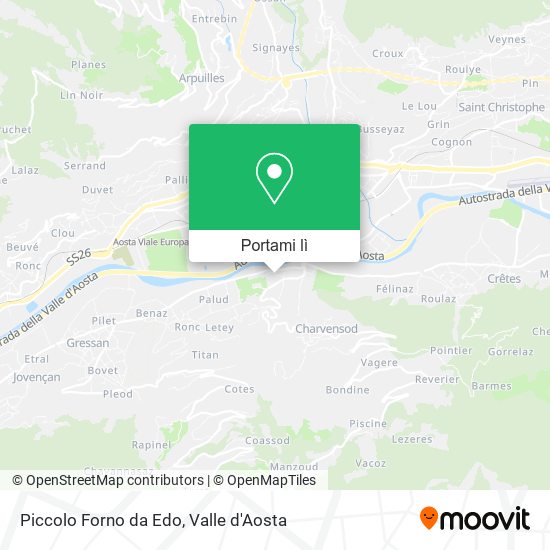 Mappa Piccolo Forno da Edo