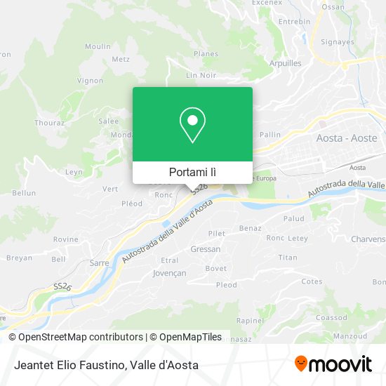 Mappa Jeantet Elio Faustino