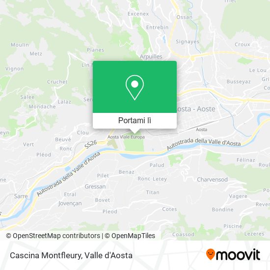 Mappa Cascina Montfleury