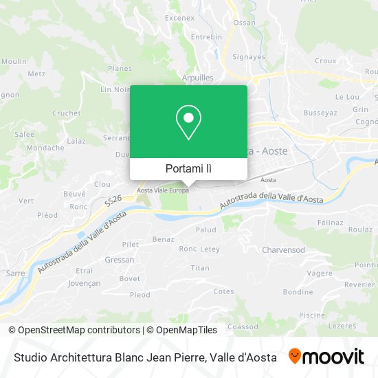 Mappa Studio Architettura Blanc Jean Pierre