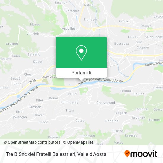 Mappa Tre B Snc dei Fratelli Balestrieri