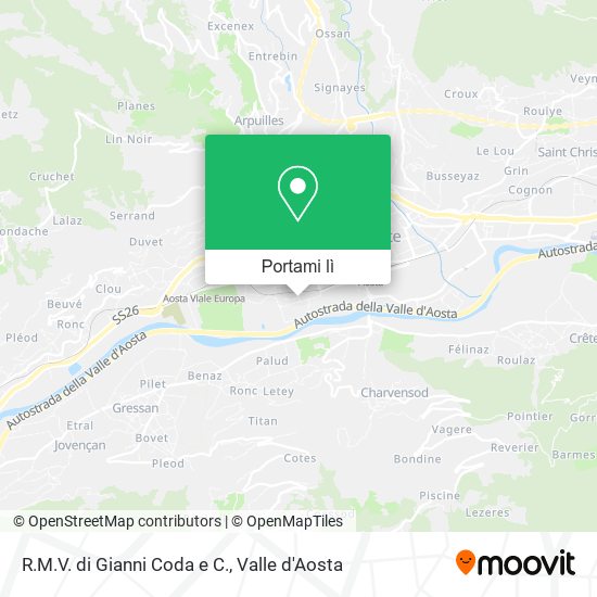 Mappa R.M.V. di Gianni Coda e C.