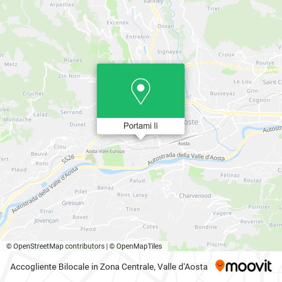 Mappa Accogliente Bilocale in Zona Centrale