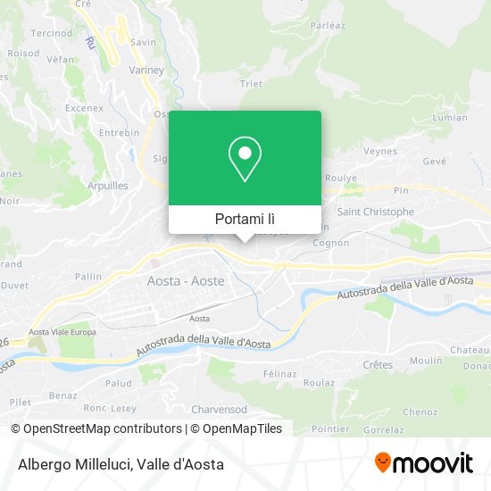 Mappa Albergo Milleluci
