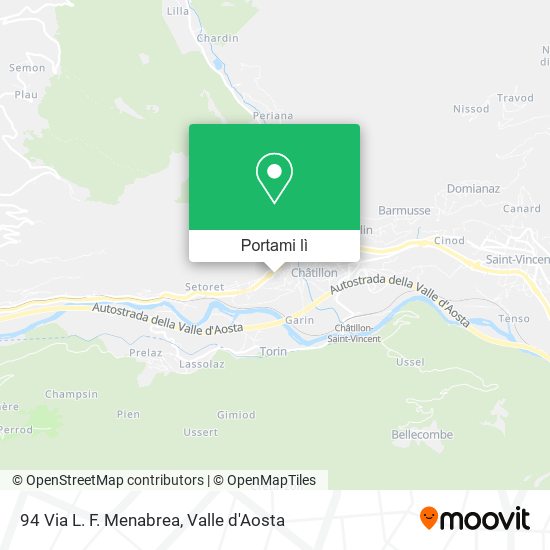 Mappa 94 Via L. F. Menabrea