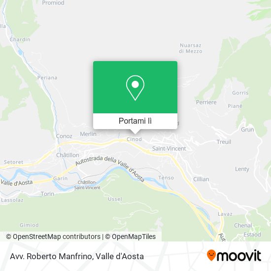 Mappa Avv. Roberto Manfrino
