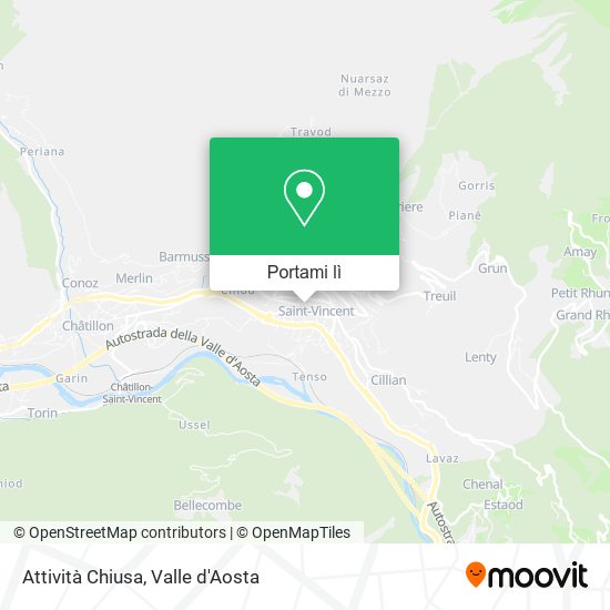 Mappa Attività Chiusa