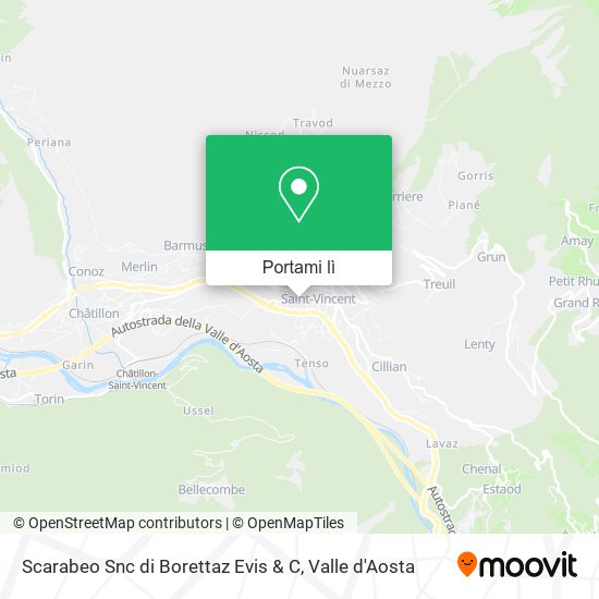 Mappa Scarabeo Snc di Borettaz Evis & C