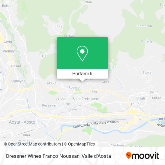 Mappa Dressner Wines Franco Noussan