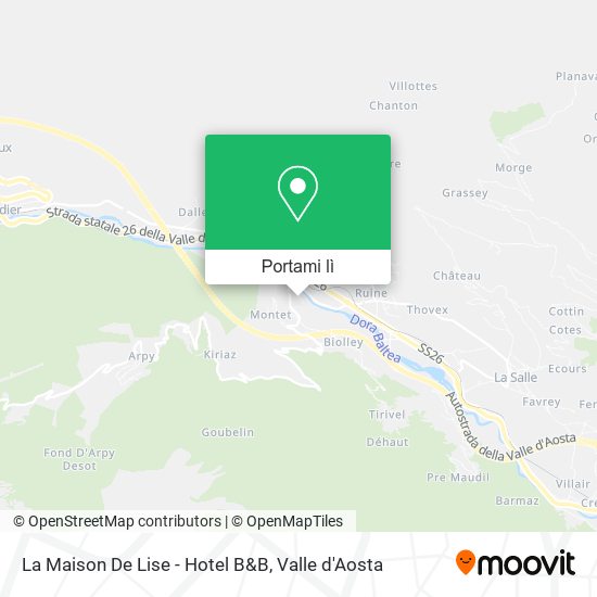Mappa La Maison De Lise - Hotel B&B