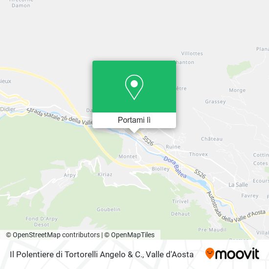 Mappa Il Polentiere di Tortorelli Angelo & C.