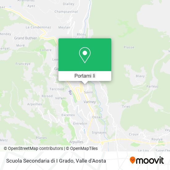 Mappa Scuola Secondaria di I Grado