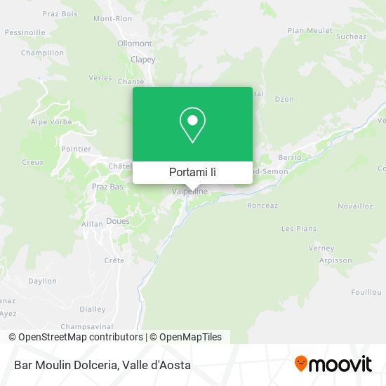 Mappa Bar Moulin Dolceria