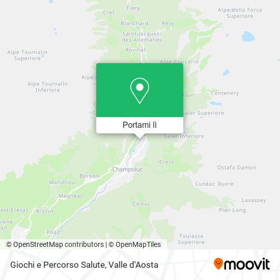 Mappa Giochi e Percorso Salute