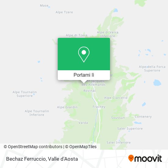 Mappa Bechaz Ferruccio