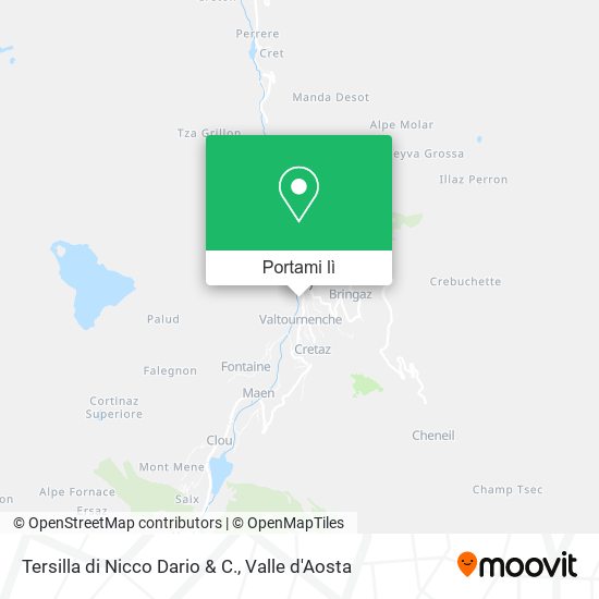 Mappa Tersilla di Nicco Dario & C.