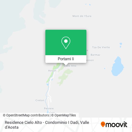 Mappa Residence Cielo Alto - Condominio I Dadi
