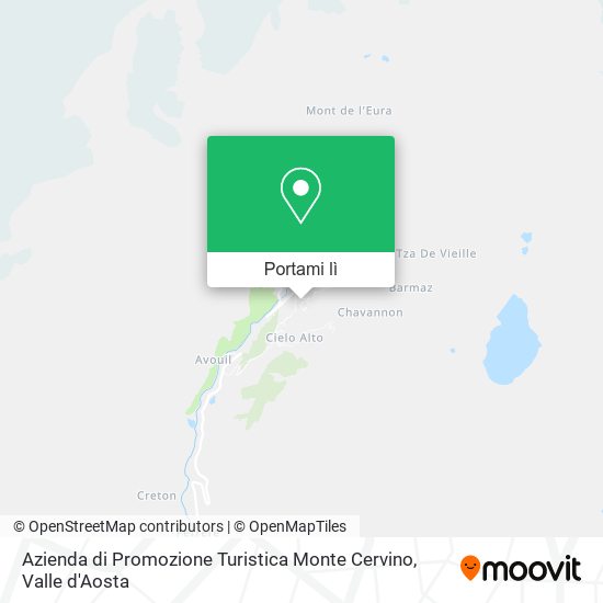 Mappa Azienda di Promozione Turistica Monte Cervino