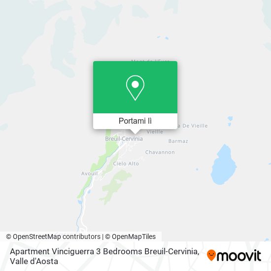 Mappa Apartment Vinciguerra 3 Bedrooms Breuil-Cervinia
