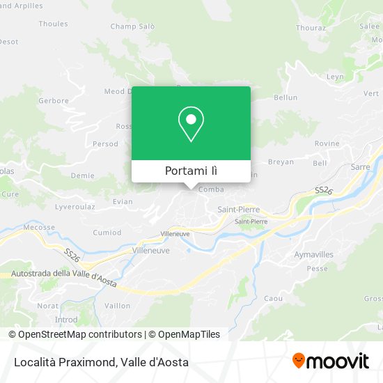 Mappa Località Praximond