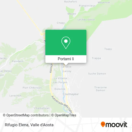 Mappa Rifugio Elena