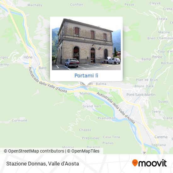 Mappa Stazione Donnas