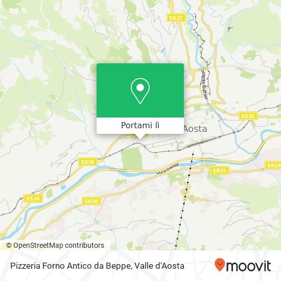 Mappa Pizzeria Forno Antico da Beppe