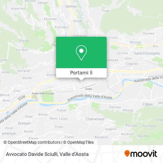 Mappa Avvocato Davide Sciulli