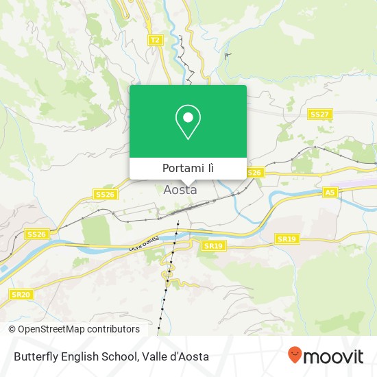 Mappa Butterfly English School