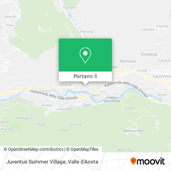 Mappa Juventus Summer Village