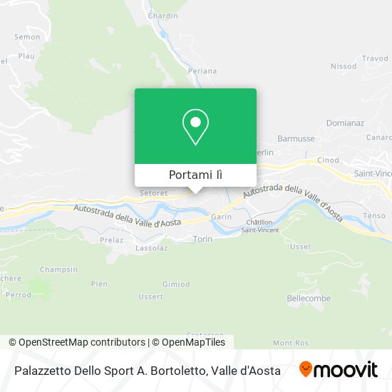 Mappa Palazzetto Dello Sport A. Bortoletto