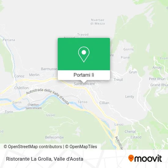 Mappa Ristorante La Grolla