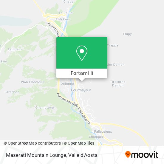 Mappa Maserati Mountain Lounge