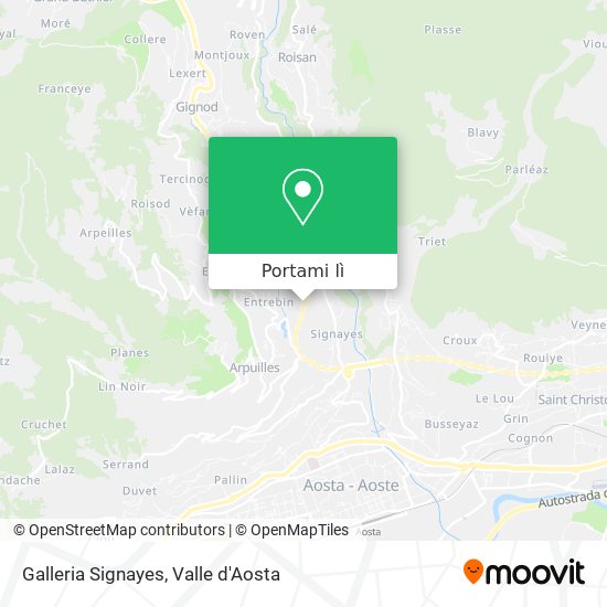 Mappa Galleria Signayes