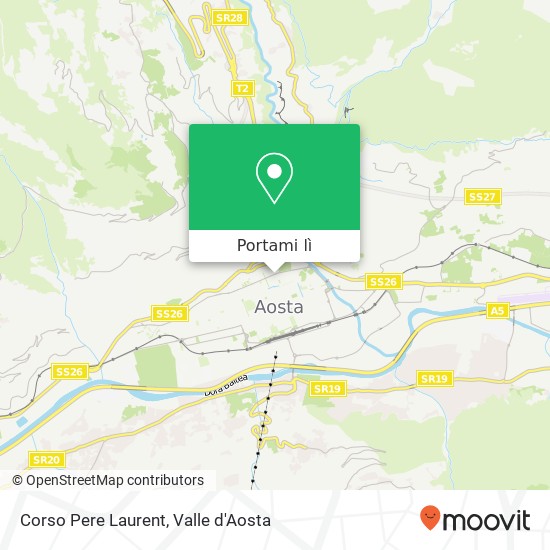 Mappa Corso Pere Laurent