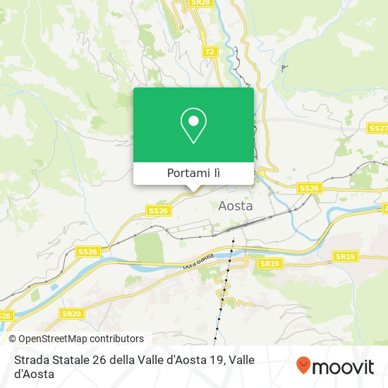 Mappa Strada Statale 26 della Valle d'Aosta 19