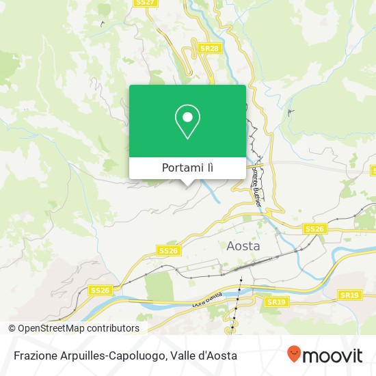 Mappa Frazione Arpuilles-Capoluogo