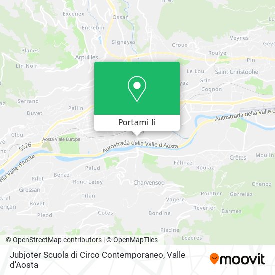 Mappa Jubjoter Scuola di Circo Contemporaneo