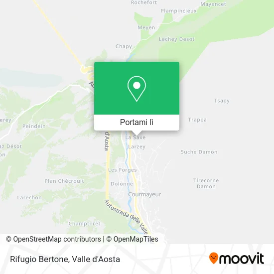 Mappa Rifugio Bertone