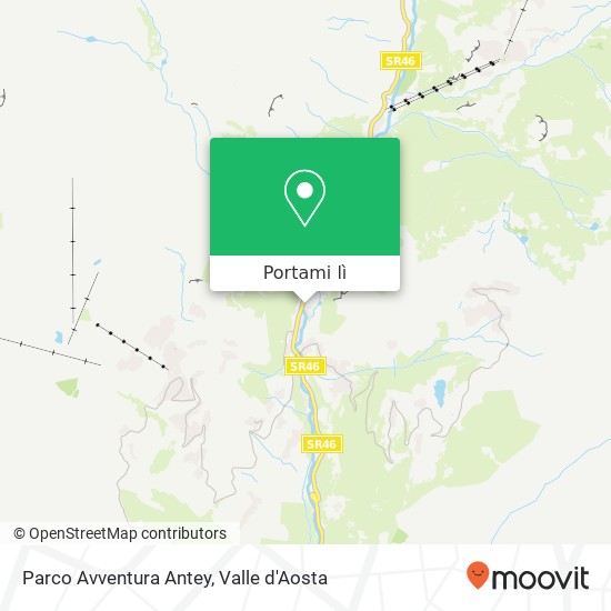 Mappa Parco Avventura Antey