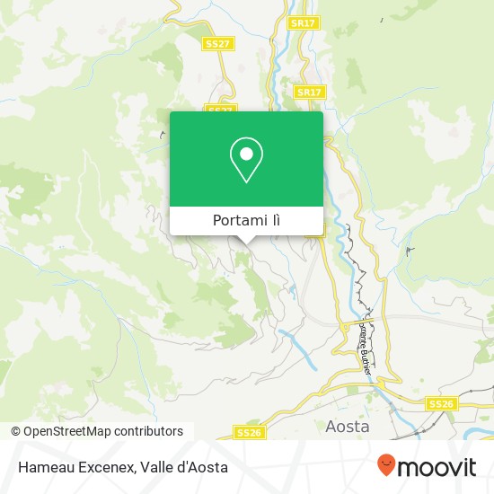 Mappa Hameau Excenex