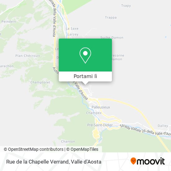 Mappa Rue de la Chapelle Verrand