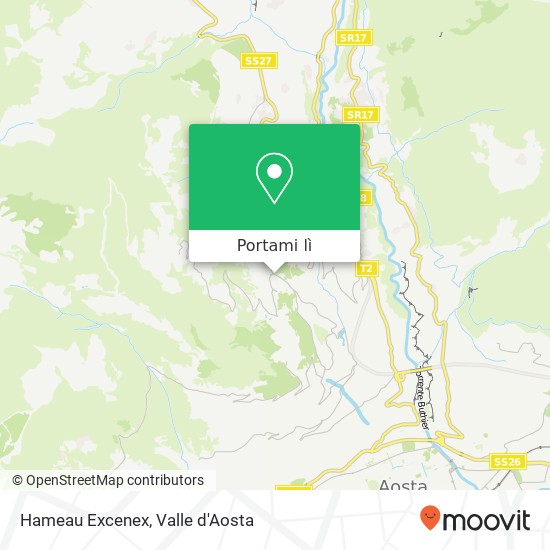 Mappa Hameau Excenex