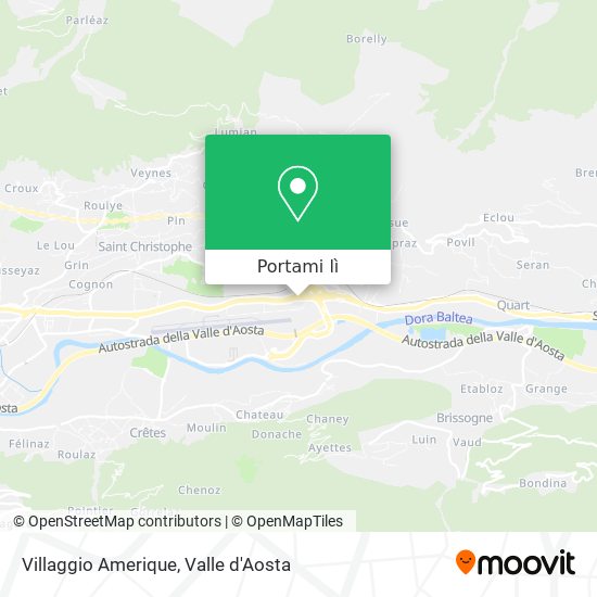 Mappa Villaggio Amerique