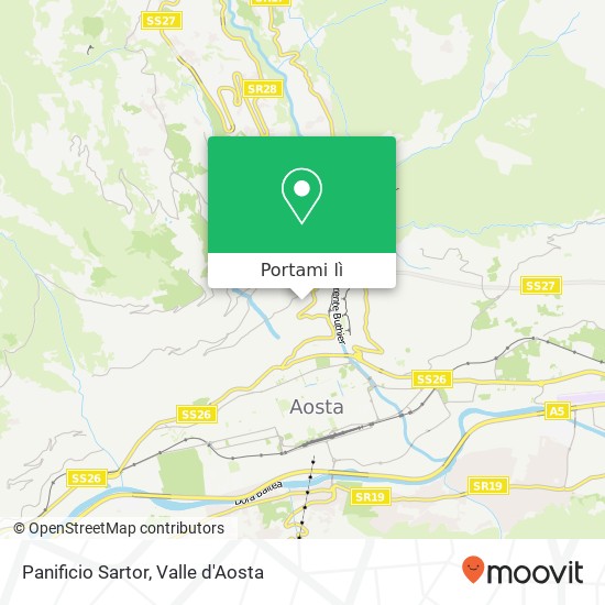 Mappa Panificio Sartor