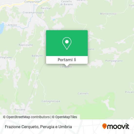 Mappa Frazione Cerqueto