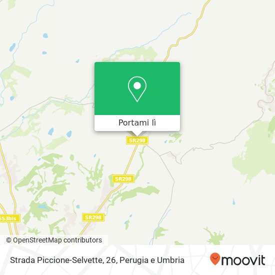 Mappa Strada Piccione-Selvette, 26