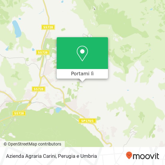 Mappa Azienda Agraria Carini