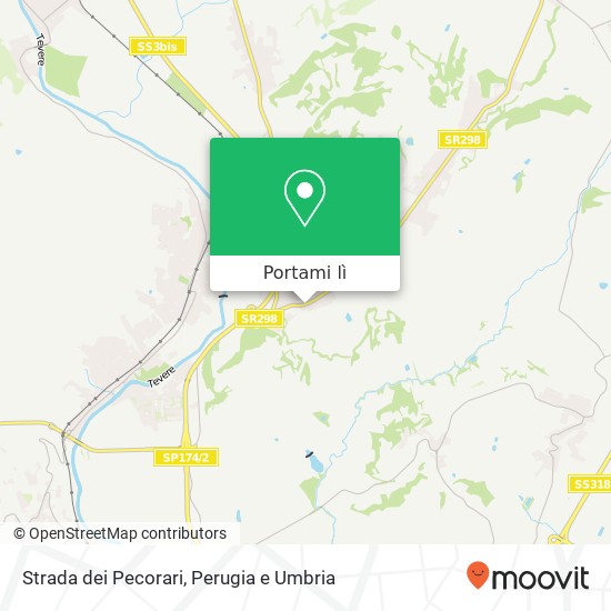 Mappa Strada dei Pecorari